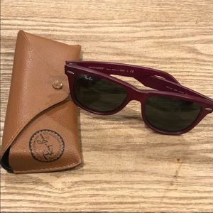 Rayban WAYFARER sunglasses magenta